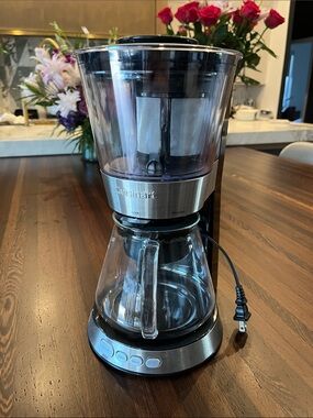 Cuisinart Coffee Maker in Clear and Brushed Stainless